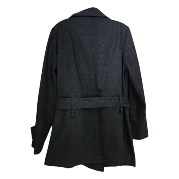 Vintage Y2K Wool Pea Coat | Dark Academia Cottagecore | Women’s L - Picture 8 of 9